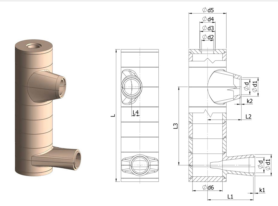 Центробежный шлакоуловитель керамической литниковой системы SEEIF Ceramics