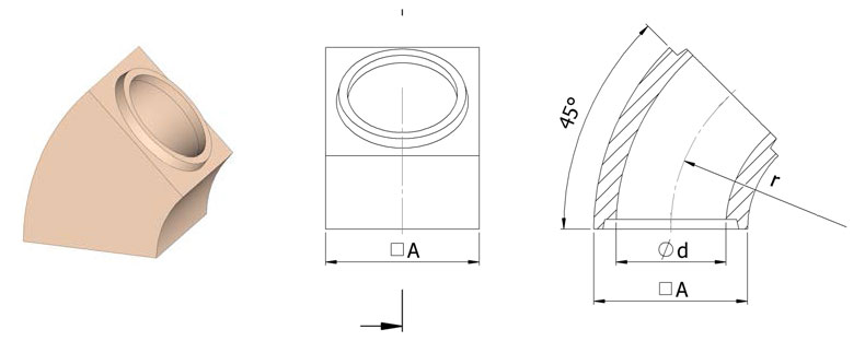 Соединительные колена керамической литниковой системы SEEIF Ceramics
