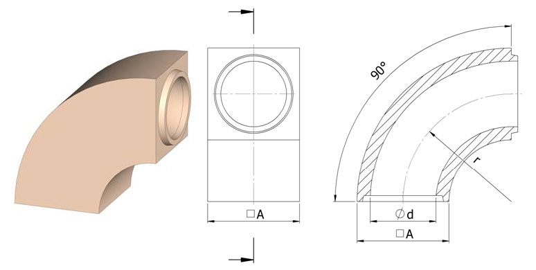 Соединительные колена керамической литниковой системы SEEIF Ceramics