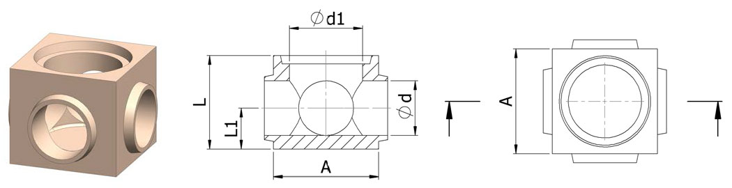 Распределитель керамической литниковой системы SEEIF типа "звездочка"