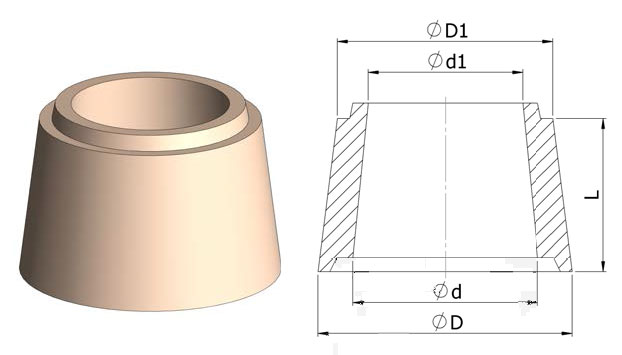 Трубки с сужением для керамической литниковой системы SEEIF Ceramics